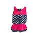 Pink Navy Polka